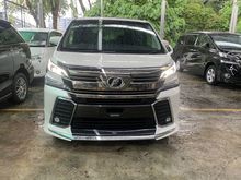 2015 Toyota Vellfire 2.5 Z G Edition MPV