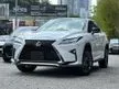 Recon 2018 Lexus RX300 2.0 F Sport BSM Panoramic Mark Levinson HUD Surround Cam FULLY LOADED