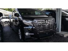 2015 Toyota Alphard 2.5 SA / JAPAN ALPHINE TV / 7 SEATER / READY STOCK