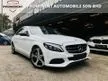 Used MERCEDES BENZ C200 AMG WTY 2024 2017,CRYSTAL WHITE IN COLOUR,FULL LEATHER SEAT,SMOOTH ENGINE GEAR BOX,REVERSE CAMERA,ONE OF DATIN OWNER