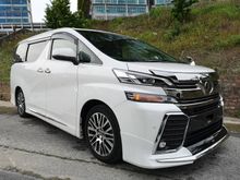 (FREE SST) (FREE 5 YEARS WARRANTY) 2017 Toyota Vellfire 2.5 Z G Edition MPV