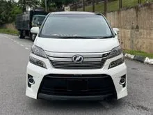 2012 Toyota Vellfire 3.5 ZG MPV