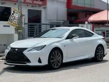 2021 Lexus RC 300 2.0 F Sport Emotional Ash, TRD Body Kit, Mark Levinson Sound System, Sunroof Full Black Interior