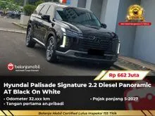 2023 Hyundai Palisade 2.2 Signature SUV  Diesel Panoramic AT Black On White NIK 2023 [ GARANSI 5TH ]