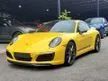 Recon 2018 Porsche 911 3.0 Carrera T Coupe#Sunroof#18 Way Power+Memory Sport Seats#Black Leather#Yellow Stiching#Front Lifter#PASM#Sport Chrono#sport exhaus