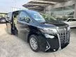 Recon 2020 Toyota Alphard 2.5 G 5A 1K KM ONLY LIKE NEW CAR