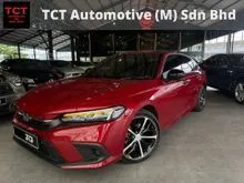 2023 Honda Civic 2.0 eHEV RS FE HYBRID , FULL SERVICE 3XK , UNDER WARRANTY 2031 DEC , WIRELESS CHARGER , FULL DIGITAL METER , HONDA SENSING , Sedan