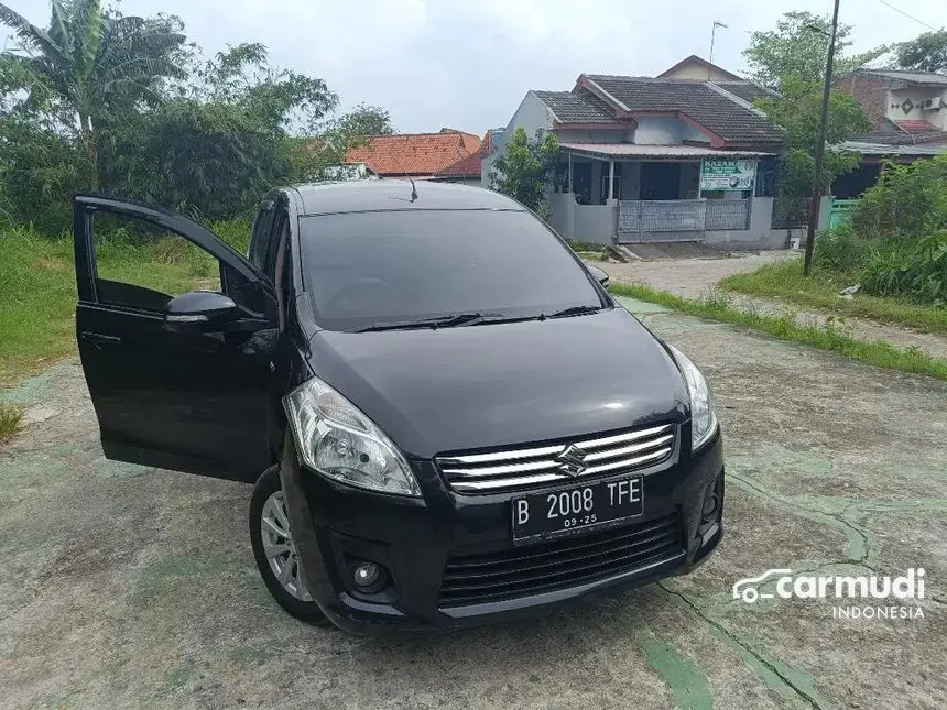 Jual Mobil Suzuki Ertiga 2015 GX 1.4 di Jawa Barat Manual MPV Hitam Rp 125.000.000