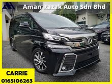 2015 Toyota Vellfire 2.5 ZG ALPINE PLAYER/ROOF MONITOR *UNREG*