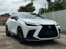 2023 Lexus NX 350 2.4 F Sport SUV GRADE 5A NX350**LOW MILEAGE**SUNROOF**WIRELESS CHARGER**360 CAM**HUD**BSM**DIM**PRICE NEGO UNTIL LET GO