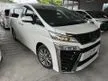 Recon 2021 Toyota Vellfire 2.5 Golden Eye New Car Condition