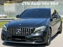 2018 MERCEDES BENZ C300 2.0 AMG FACELIFT  SEDAN / FULL SERVICE RECORD HAP SENG / 360 CAMERA / POWER BOOT / BURMESTER SOUND SYSTEM / LANE KEEP ASSIST
