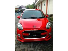Jual Daihatsu Ayla X Elegant merah ferari matic