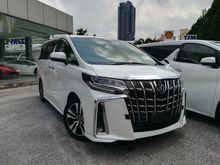 2018 Toyota Alphard 2.5 G S C 3 EYES UNREG