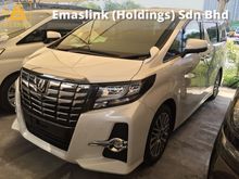 2016 Toyota Alphard 2.5 G S C Package MPV NO GST Unregister
