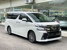 2016 Toyota Vellfire 2.5 ZG MPV UNREG