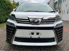 2018 Toyota Vellfire 2.5 ZG**3 EYES**HIGH SPEC**SUNROOF**5 YEARS WARRANTY**MUST VIEW