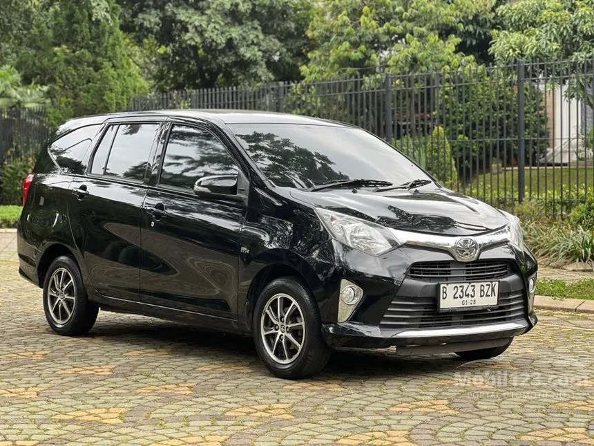 Jual Mobil Toyota Calya 2017 G 1.2 di Banten Automatic MPV Hitam Rp 109.000.000