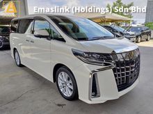 2018 Toyota Alphard 2.5 S PRE CRASH STOP SYSTEM 2 LED HEADLAMPS POWER BOOT 360 CAMERA 2 YEAR WARRANTY