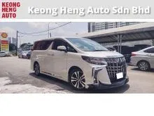 2022 Toyota Alphard 2.5 G S C Package MPV (A) REG AUG 2024, 1 CAREFUL OWNER, PILOT SEAT, SUNROOF, L/MIL - 48K KM, FREE 2 YEARS CAR WARRANTY, 18 S/RIMS