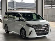 MID YEAR OFFER UNREG 2023 Toyota Alphard 2.5 Z - 6 YEAR UNLIMITED MILEAGE WARRANTY