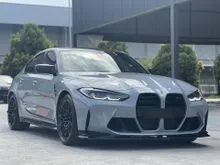 2022 BMW M3 3.0 Competition M xDrive Truck Package Carbon Fibre Roof Carbon Fibre Interior Trim M Carbon Exterior Package M Carbon Bucket Seats