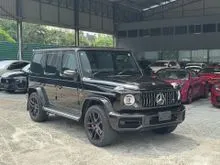 2021 Mercedes-Benz AMG G63 4.0 SUNROOF BURMESTER SOUND SYSTEM SIDE STEP G MANUFAKTUR PACK 360 CAMERA AMG ACTIVE SEAT BLACK INTERIOR 15K KM MILEAGE