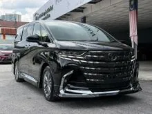2025 Toyota Alphard 2.5 Z Modelista MPV GRADE 6AA 50KM ORI MILEAGE**MODELLISTA**SUNROOF**HUD**DIM**360 CAM**WIRELESS CHARGER**AGH40**PRICE NEGO