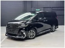 UNREG 2023 Toyota Alphard 2.5 Z Modelista MPV, PANORAMIC, HUD, 360 VIEW CAMERA, BSM, DIM, READY STOC