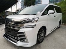 **BOOK TODAY** ~CARNIVAL ENDS ON 27-10~ ((LOAN MAXXX UP TO 9 YEARS)) 2017 Toyota Vellfire 2.5 ZG MPV