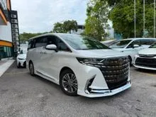 2024 Toyota Alphard 2.5 Z 7-Seater MPV MOONROOF, MODELISTA BODYKIT, ROOM MONITOR, DIM, SIDE STEP