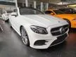 Recon 2019 MERCEDES-BENZ E300 2.0 AMG LINE PREMIUM PLUS COUPE P/ROOF BURMASTER 360 CAMERA AMBIENT LIGHTING P/BOOT (A) OFFER 2019 UNREG - Cars for sale