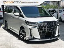 2019 Toyota Alphard 2.5 G SC Modellista MPV - ORI JAPAN JBL+360 UNIT / LOW MILEAGE / 1 YEAR WARRANTY