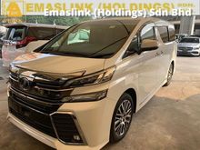 2015 Toyota Vellfire 2.5 ZG FULLY LOADED JBL HOME THEATER SURROUND CAM UNREG OFFER