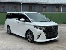 2025 Toyota Alphard 2.5 Z/JBL SOUND SYSTEM/HUD/DIM/BSM/MOONROOF/FREE WARRANTY/FREE SERVICE