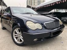 2004 Mercedes-Benz C200K 1.8 Avantgarde Sedan, One Vip Owner, Original Mileage, Nice Paint ,C200