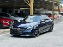 2020 Mercedes-Benz C300 2.0 AMG Non-AIRMATIC New Facelifted FULL SERVICE RECORD with C&C 77k KM only