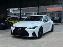 2021 Lexus IS 300 2.0 F Sport 360CAM/SUNROOF/VENTILATION SEAT/ RED LEATHER