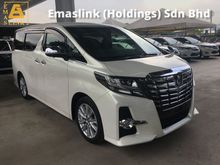 2015 Toyota Alphard 2.5 SA 7seather 360 view 4 camera Keyless push start