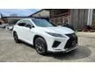 Recon 2020 Lexus RX300 2.0 Turbo F Sport SUV GRADE 5 / RED LEATHER / PANORAMIC SUNROOF / HUD / POWER BOOT / 360 CAMERA - Cars for sale