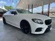 Recon 2018 MERCEDES BENZ E300 2.0 COUPE AMG PREMUIM/DIGITAL METER/PANAROMIC ROOF/HEAD UP DISPLAY/2 MEMORY SEAT/AMBIENT LIGHT