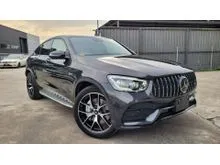 2020 Mercedes-Benz AMG GLC43 3.0 4MATIC Coupe Sunroof Burmester 360 Camera HUD PCS LKA BSA PB Unreg