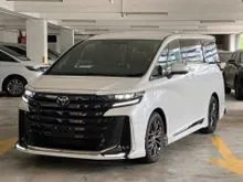 Limited Offer Japan Unreg 2025 Toyota Vellfire 2.4 Z Premier *6 Year Unlimited Mileage Warranty (Open Service)*