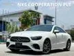 Recon 2021 Mercedes Benz E300 2.0 AMG Line Coupe Sports Unregistered Rear Wheel Drive 19 Inch AMG Rim AMG Body Styling AMG Sport Exhaust System AMG Mult