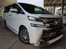2016 Toyota Vellfire 2.5 Z G Edition MPV YEAR END PROMOTION