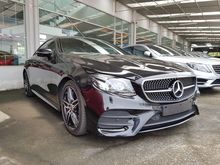 2017 Mercedes-Benz E300 2.0 AMG Premium Plus Coupe Power Boot Burmester Sound System Digital Meter Xenon Light LED Daytime Running Light Push Start Button Keyless-Go Panoramic Roof Paddle Shift