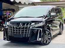 2019 Toyota Alphard 2.5 Sc Spec Toyota Maker Tv SunRoof 3 Eyes LED Inner View Mirror Blind Spot Mirror Unregistered 5 Years Warranty