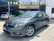 Used 2013 Honda Civic 1.8 S LEATHER SEAT (A) ORIGINAL PAINT - FULL HONDA SERVICE RECORD - - Cars for sale