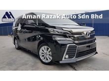 2015 Toyota Vellfire 2.5 Z A Edition MPV 7 Seaters 2 Power Door Roof Monitor Unreg For Sale NO GST