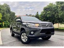 2019 Toyota Hilux 2.4 G Pickup Truck CANOPY FULL SERVICE BY TOYOYA LIKE NEW PROMOSI FREE ANDROID PLAYER